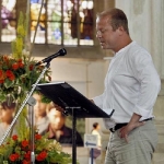 Oude Kerk, Amsterdam, 02-07-2006 Opening van de tentoonstelling.   Rene den Ouden